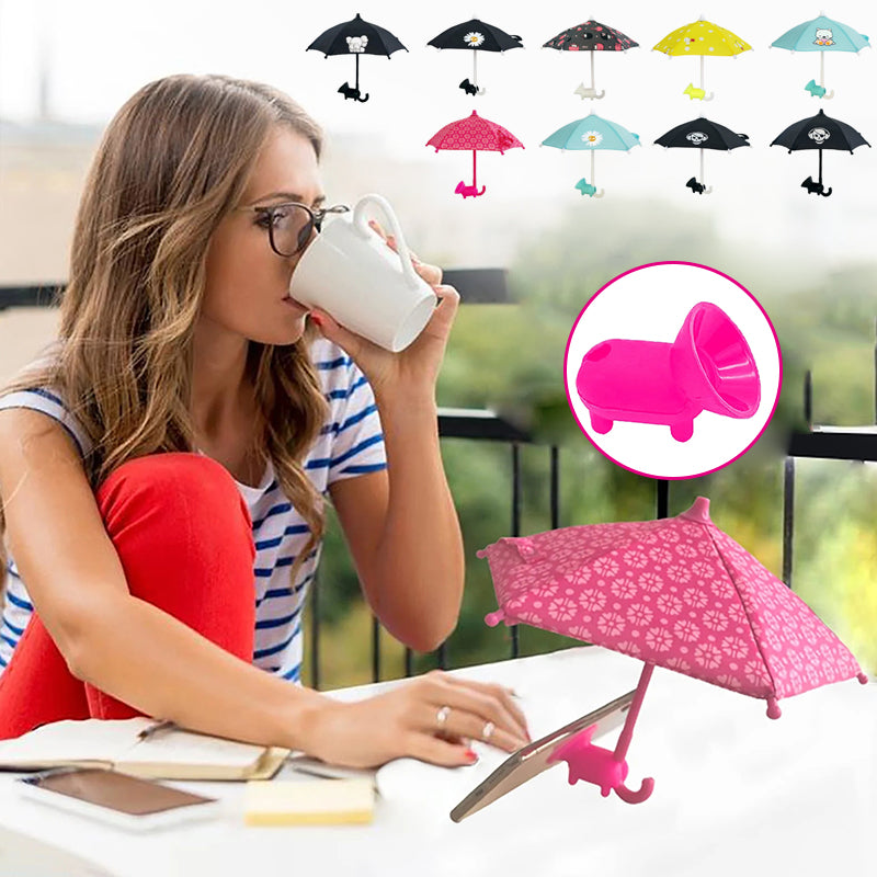 BowLift | Cute Mobile Phone Holder With Sun Umbrella