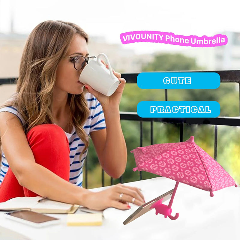 BowLift | Cute Mobile Phone Holder With Sun Umbrella