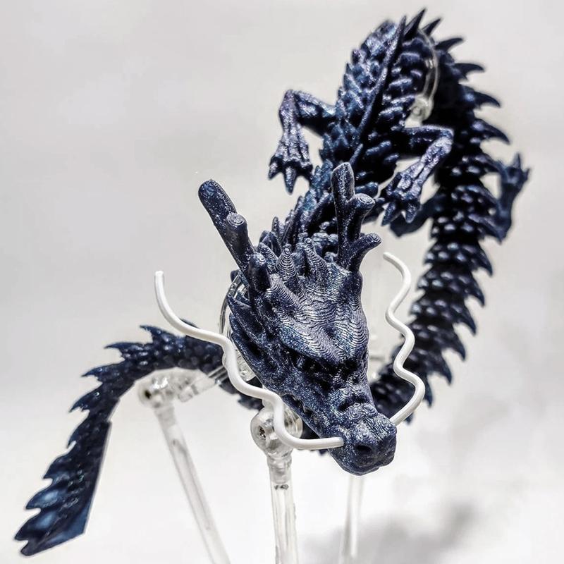 BowLift | 3D-printed posable dragon