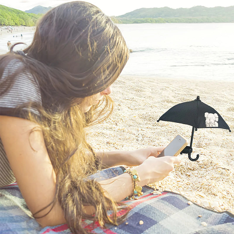 BowLift | Cute Mobile Phone Holder With Sun Umbrella