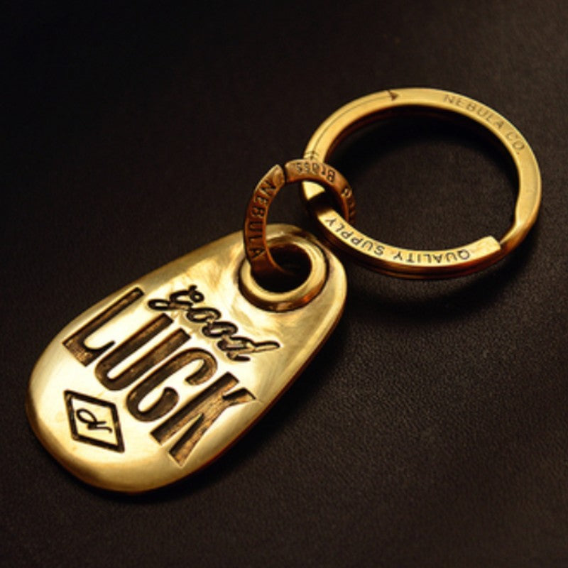 BowLift | Customized Good Luck Birthday Keychain, with Embedded Date of Birth, Best Gift for Friend, Brother, Sister, Christmas, Valentine, Graduation & More