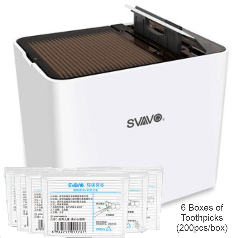 BowLift | Automatic Smart Toothpick Dispenser with UV Disinfection, Reusable Toothpicks & Infrared Sensor, for Home, Restaurant & Office