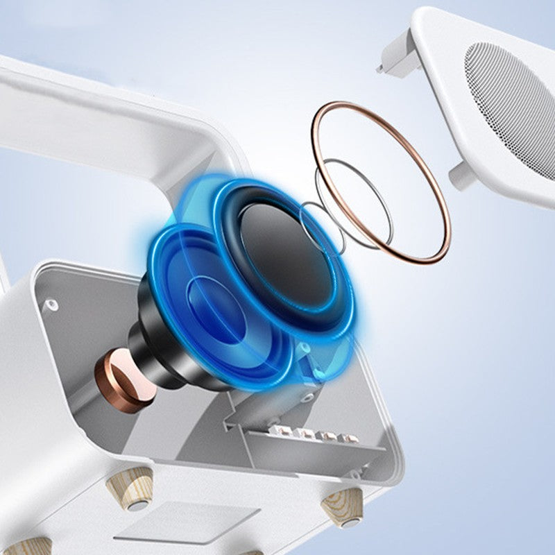 BowLift | 3-in-1 Rechargeable Bluetooth Speaker with Clock & Dimmable Colorful Light