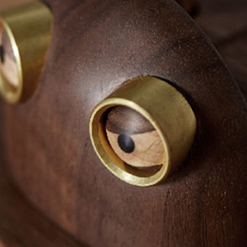 BowLift | Cute Beetle Wooden Coaster, Set of 4, for Home & Office