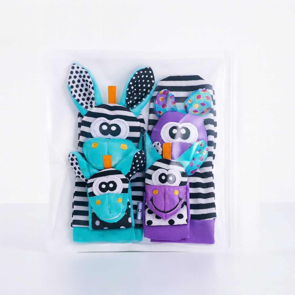 BowLift | Baby Rattle Socks Wrist Toys Set