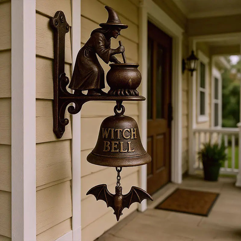 BowLift | Antique Witch Doorbell Luna – Weatherproof Decorative Doorbell for Indoor and Outdoor