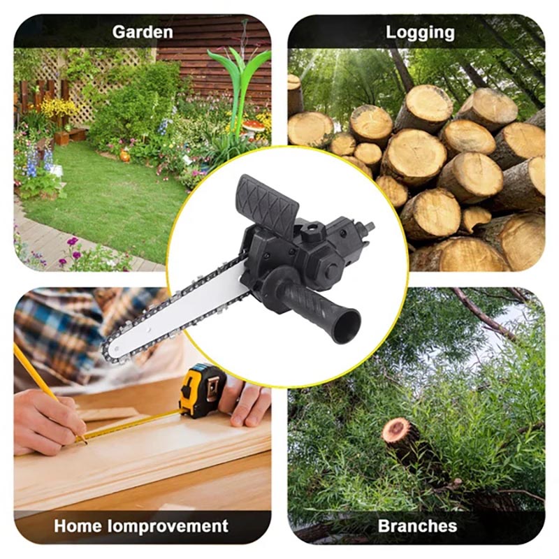 BowLift | 6 Inch Electric Drill Modified To Electric Chainsaw Drill Attachment