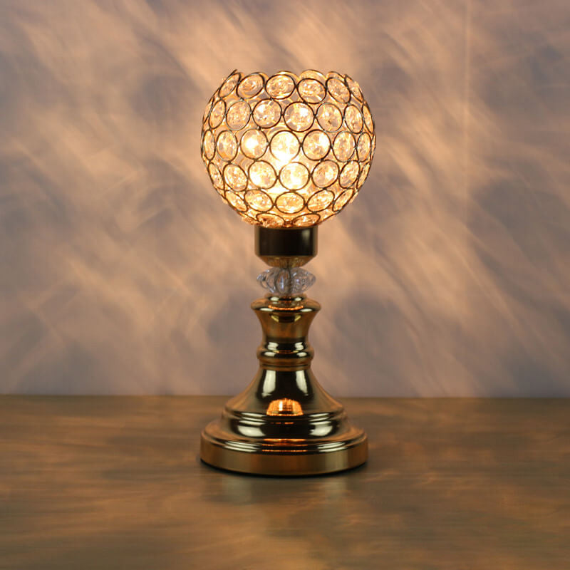 BowLift | European Luxury Crystal Ball 1-Light Art Table Lamp