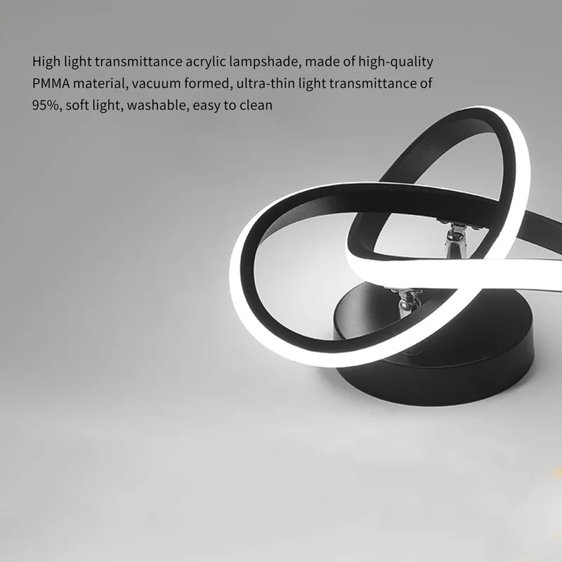 BowLift | Ceiling Light with LED Black Metal Frame