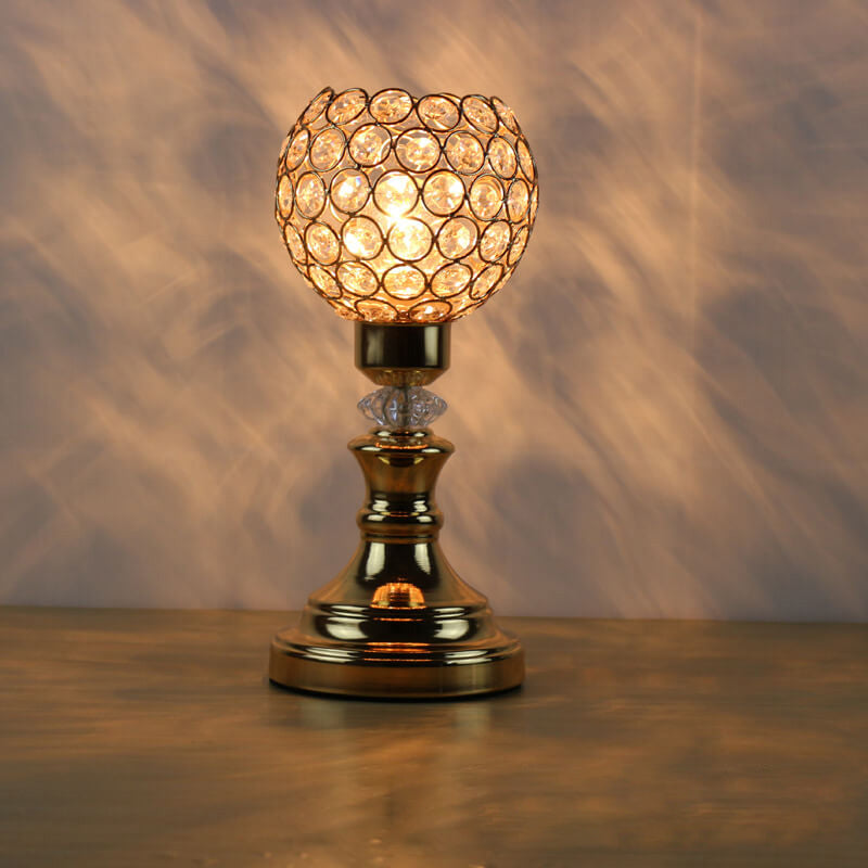 BowLift | European Luxury Crystal Ball 1-Light Art Table Lamp