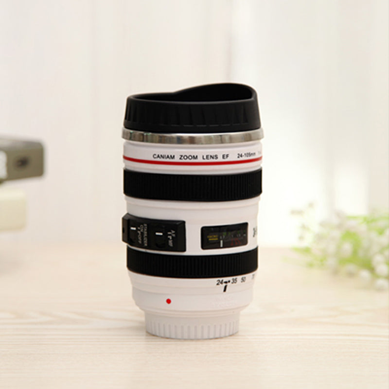 BowLift | Camera Lens Inspired Insulated Cup Coffee Mug