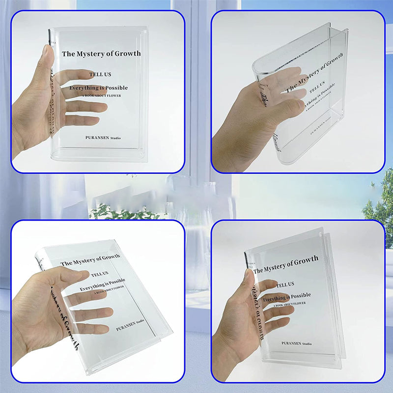 BowLift | Book Shape Acrylic Vase