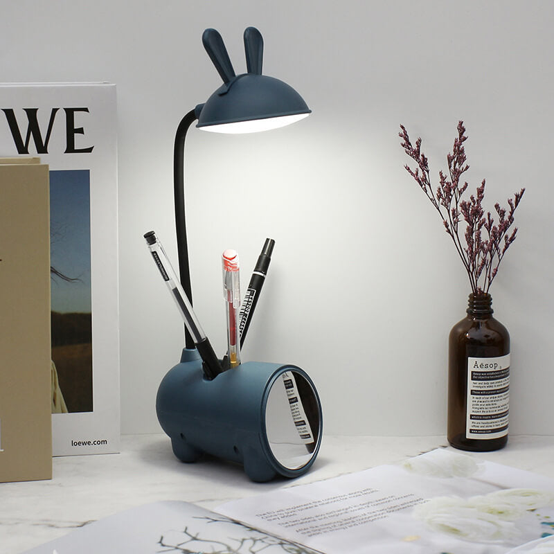 BowLift | Creative LED Touch Lamp with Pen Holder | USB Charging Function | Desk Lamp | Children's Room Decor