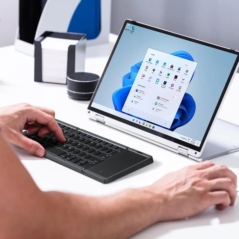 BowLift | Foldable Bluetooth Keyboard with Touchpad
