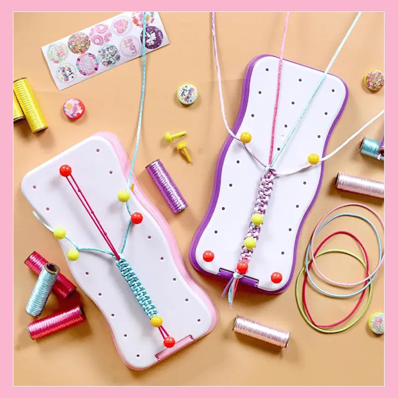 BowLift | Hand rope braided set – Creative bracelet craft set for children