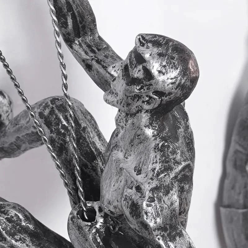 BowLift | Climbing Man Wall Sculpture Set – Modern Resin Art