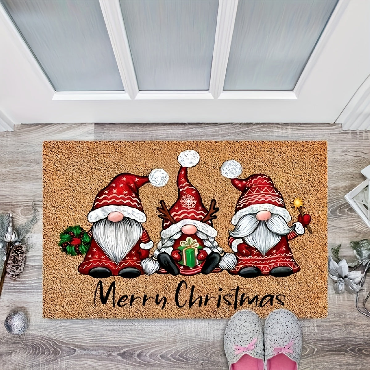 BowLift | Doormat Gnome Christmas Decorations Indoor Outdoor