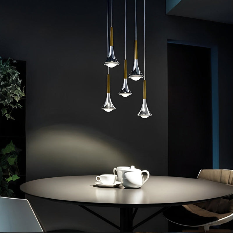 BowLift | CascadeLight - Water Drop LED Pendant for Staircases