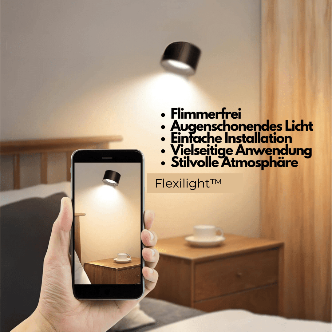 BowLift | 360° wireless rechargeable wall light | Versatile LED lighting solution