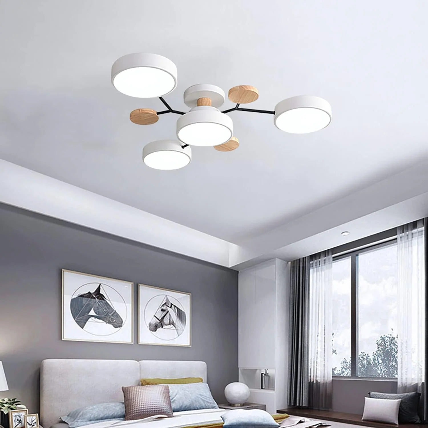 BowLift | Ceiling Light Modern LED Flush Mount Chandelier