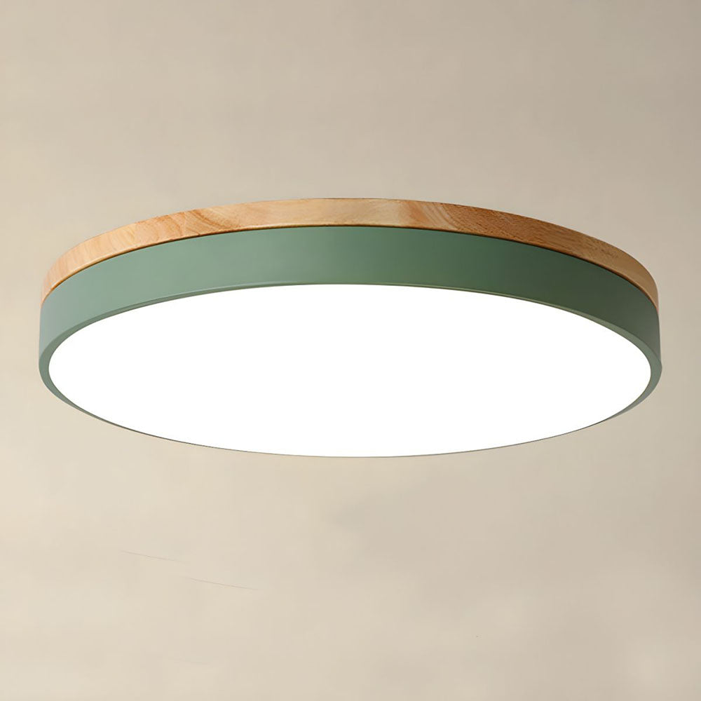 BowLift | Ceiling Light Modern Wood LED Flush Fitting