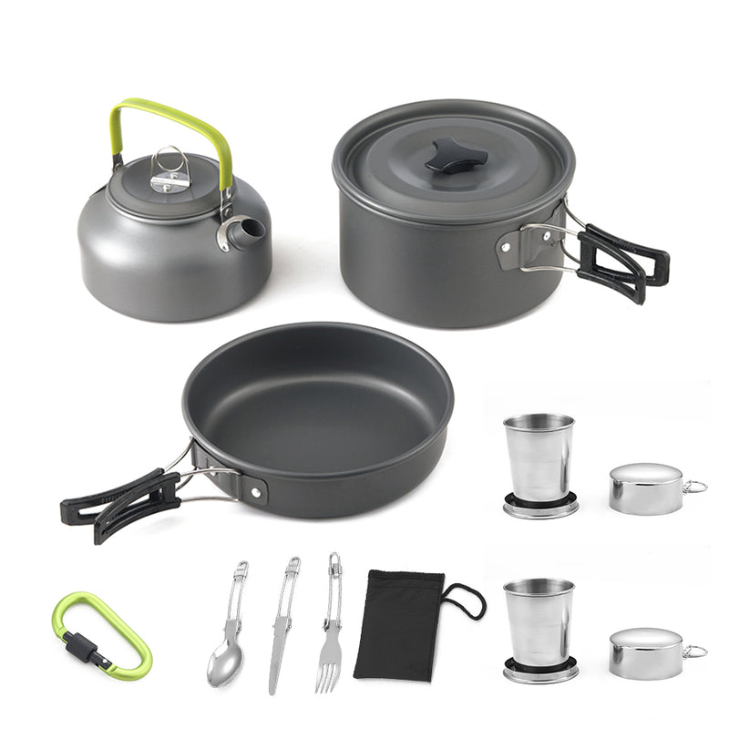 BowLift | Camping Cooking Ware Stainless Steel Cookware Pots Set and Pans