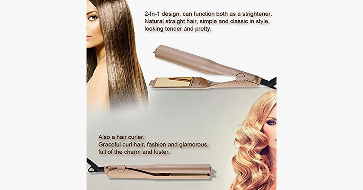 BowLift | Pro 2-in-1 Hair Waver and Straightener