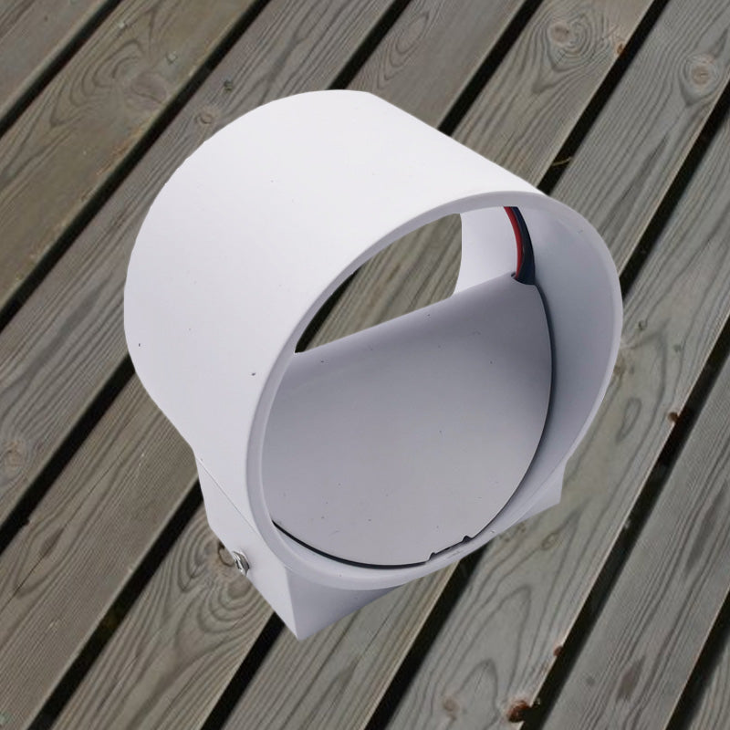 BowLift | Black/White Circle Mini Wall Light Kit Simple LED Metal Wall Light in Multi-Color Light