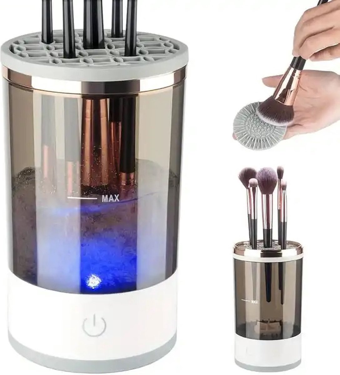 BowLift | CleanEase Automatic Makeup Brush Cleaner – 3-in-1 Portable & Rechargeable