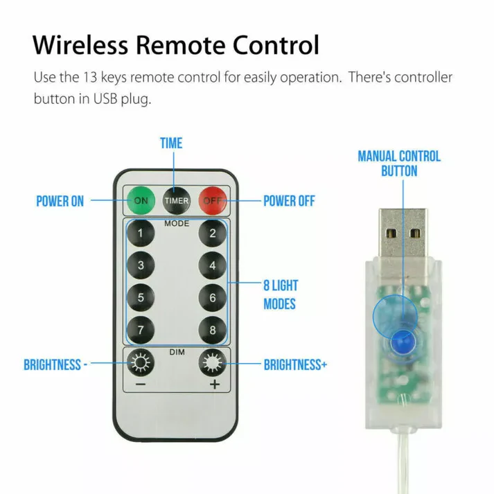 BowLift | Christmas Fairy String Curtain Light