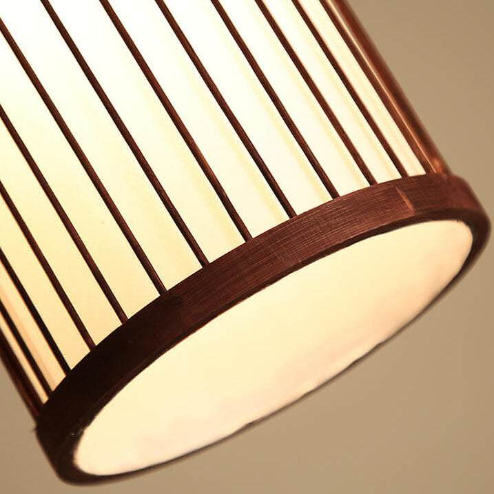 BowLift | Bambora Zen Pendant Light | Handwoven Bamboo Lantern | Japanese Design | Natural Elegance