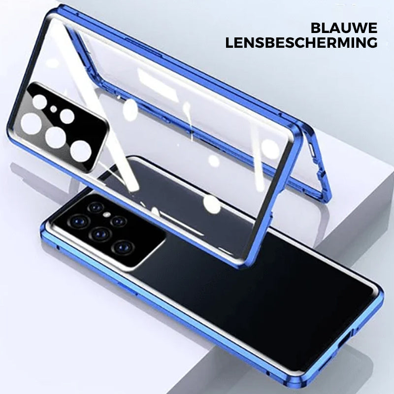 BowLift | Magnetic Tempered Glass Dual-Sided Phone Case for Samsung