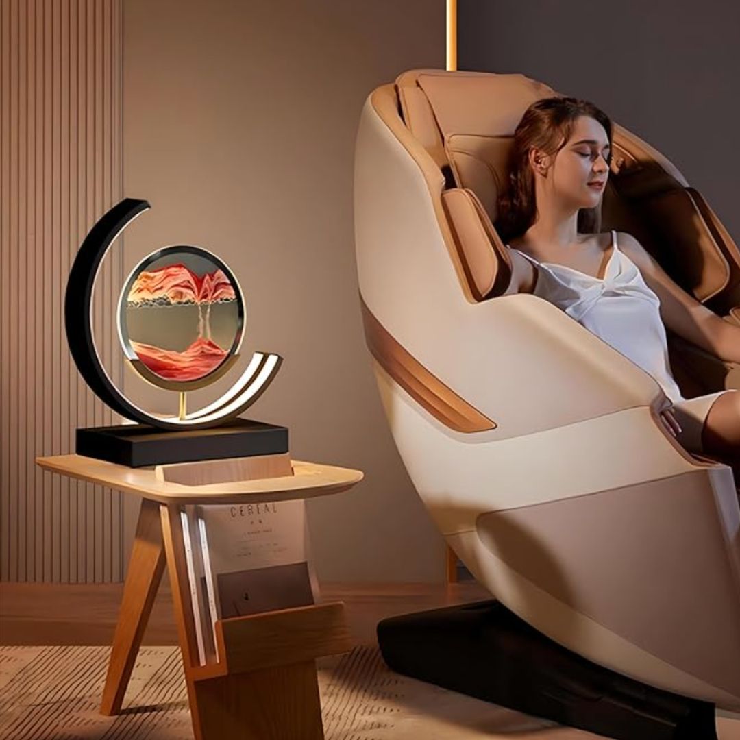 BowLift | Deep Sea Sandscapes: Illuminated Sand Art for Serene Home Decor