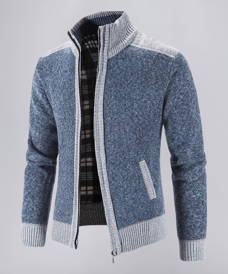 Textured Knit Sweater with Relaxed Fit