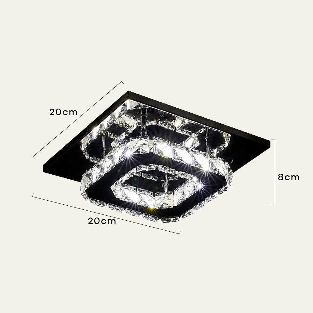 BowLift | Ceiling Light Crystal LED Modern Flush Fixture