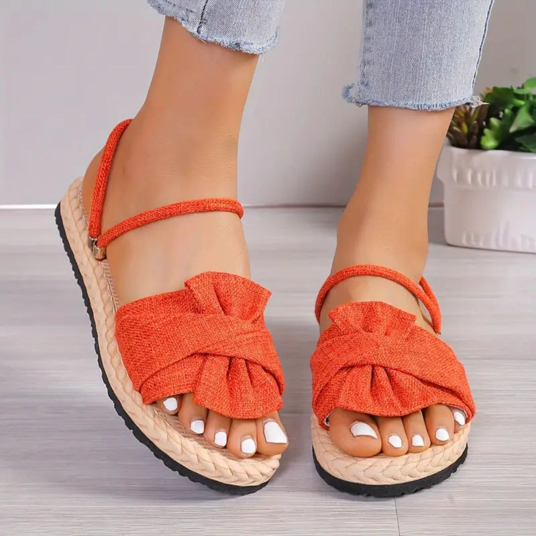 Blissara – Women’s Bow Strap Summer Sandals