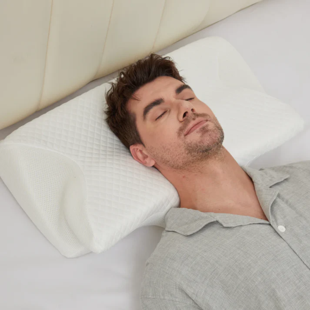BowLift | Pillow for Side & Back Sleepers – Orthopedic Memory Foam Pillow for Neck & Shoulder Pain Relief and Perfect Sleep Alignment