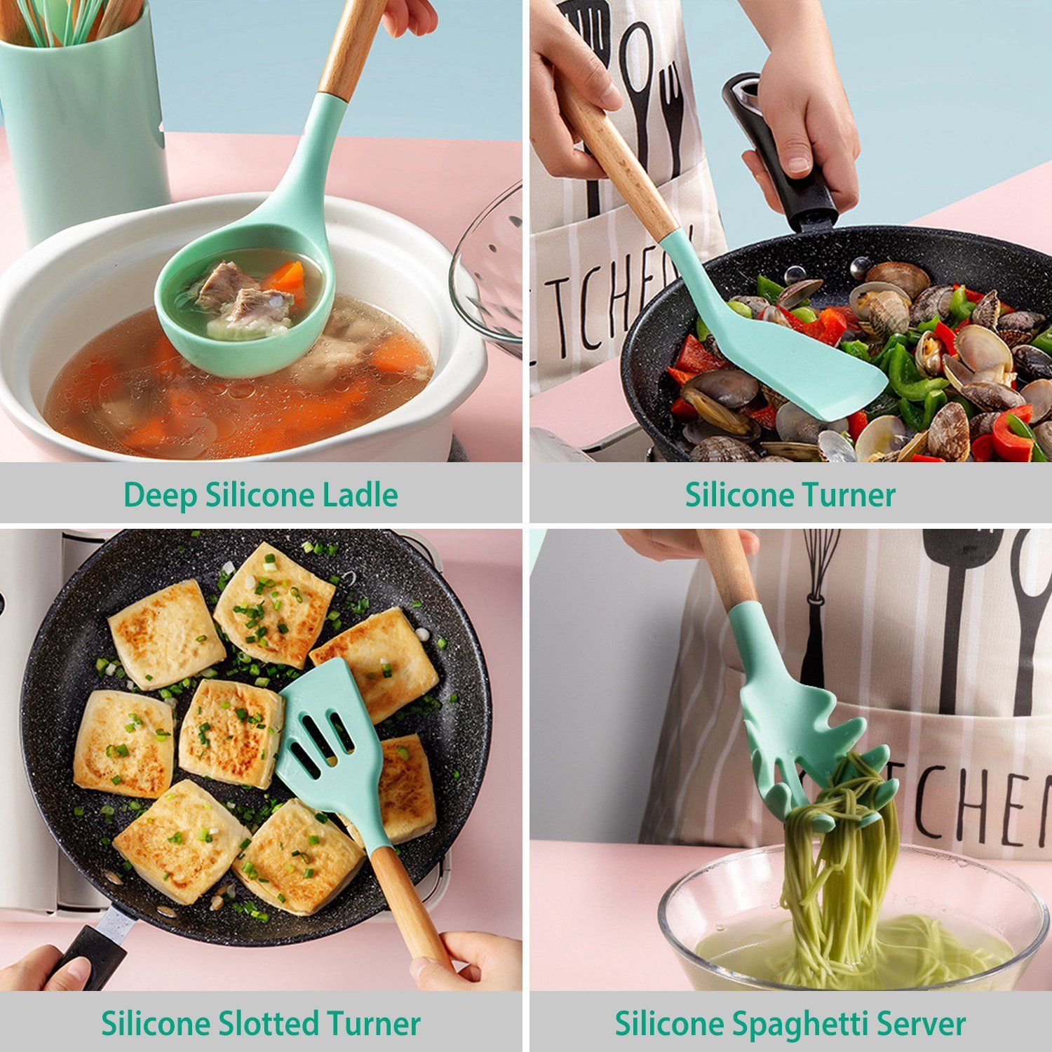 BowLift | 11-Piece: Silicone Cookware Set