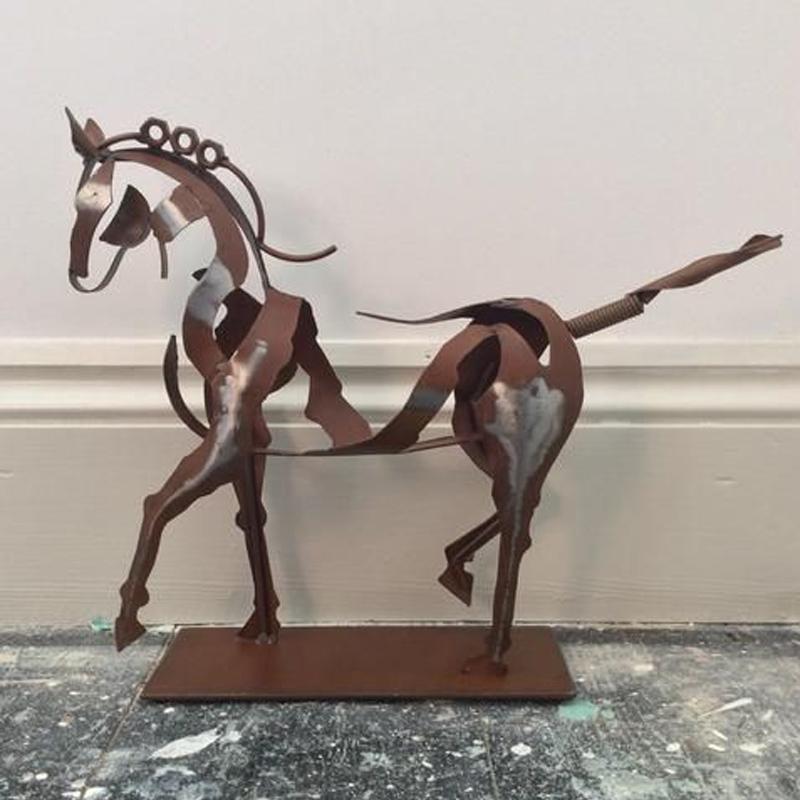 BowLift | Handmade Adonis Metal Horse Sculpture