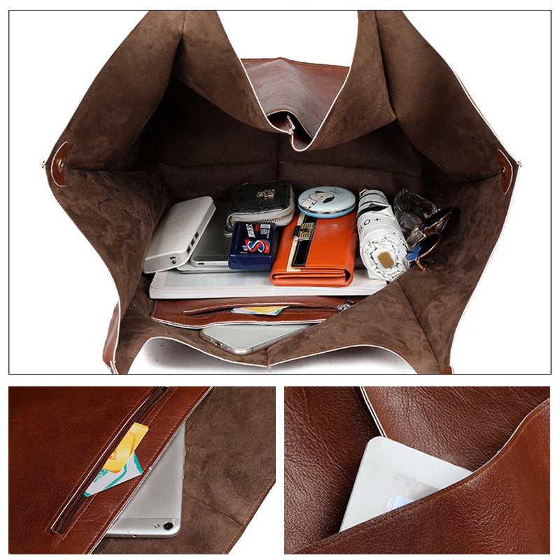 BowLift | Oversized leather weekend handbags for women