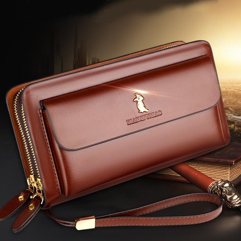 BowLift | Double Zipper Clutch Wallet for Men