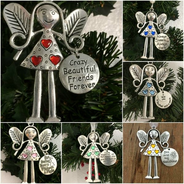 BowLift | Crazy beautiful friends forever - Angel ornament Christmas gift