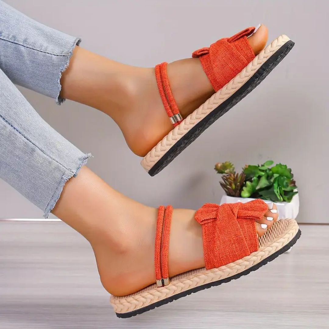 Blissara – Women’s Bow Strap Summer Sandals
