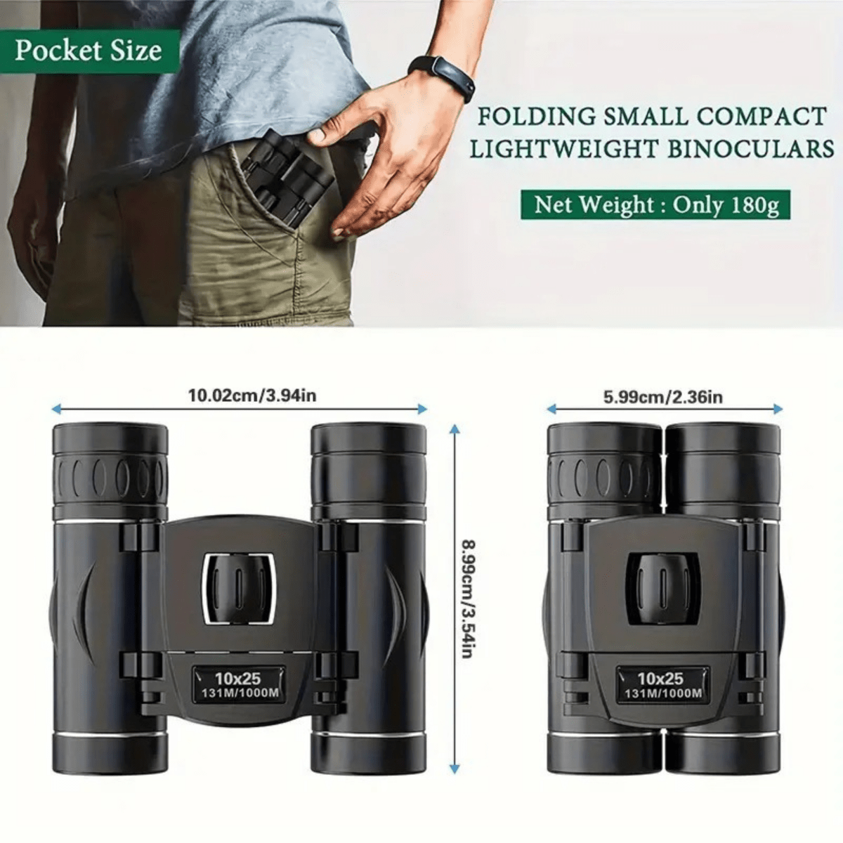 BowLift | HD 40x22 Binoculars with Long-Distance Range