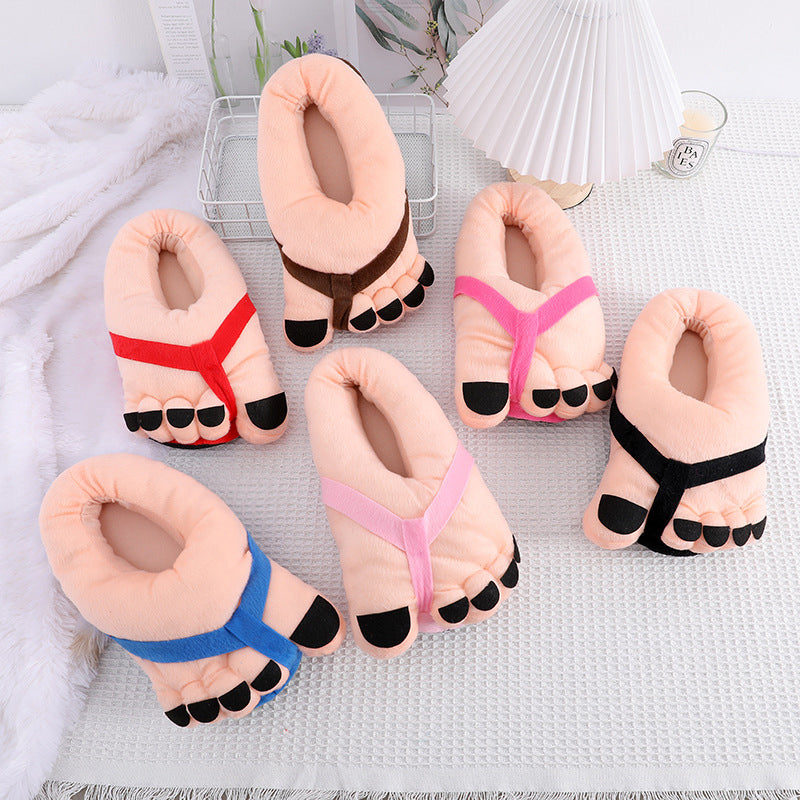 BowLift | Funny Foot Plush Novelty Slippers