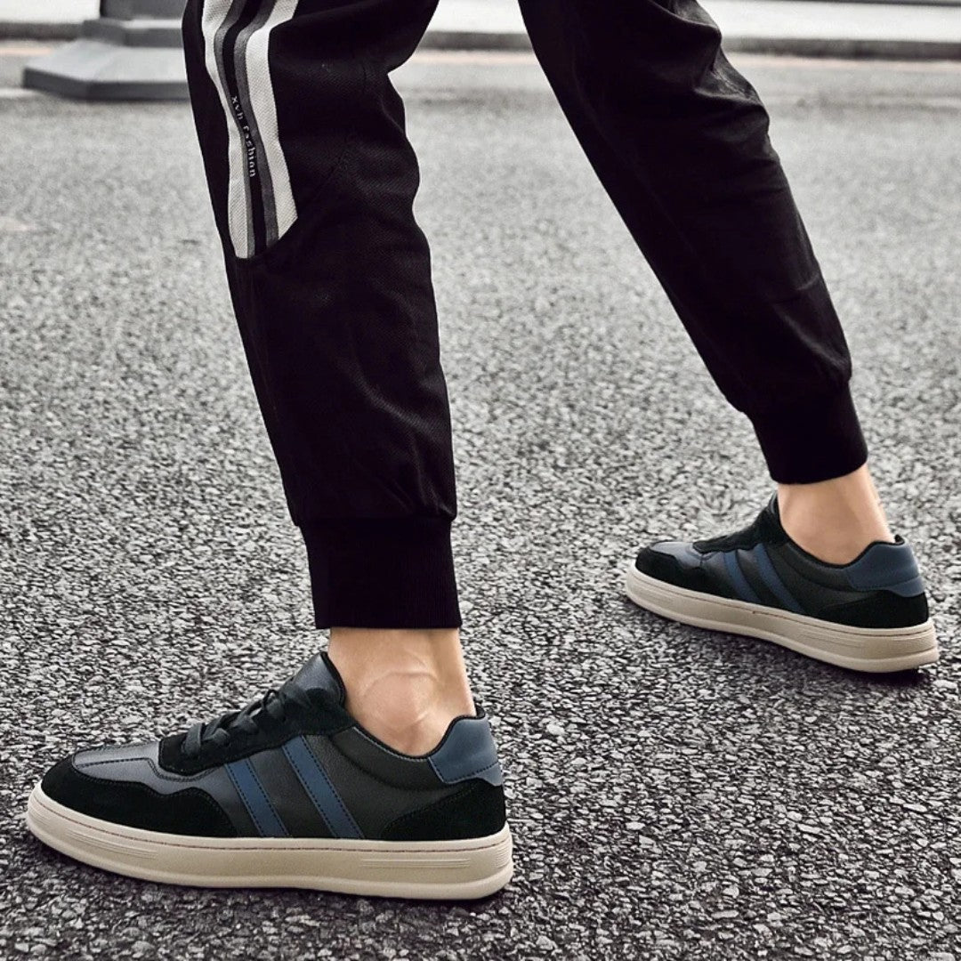 Premium Suede Loafers with Leather Accents