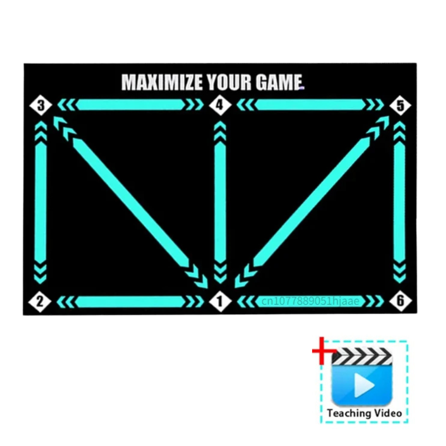 BowLift | Football Pro Training Mat | Anti-Slip, 2x2m Space & Video Program for Skill Enhancement and Home Training