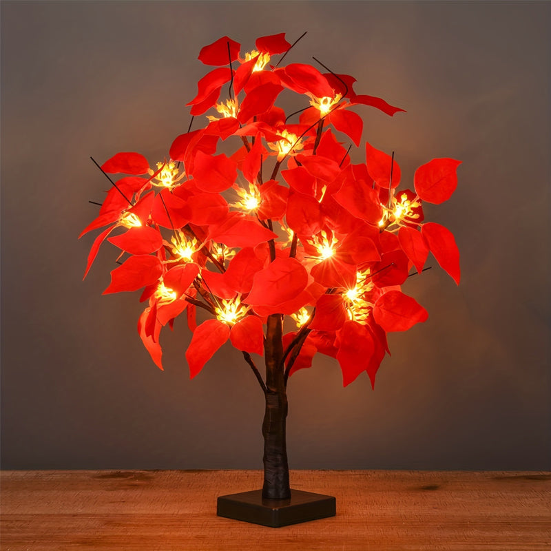BowLift | Atmospheric Light Tree with Red Birds – Flexible LED Decoration Tree