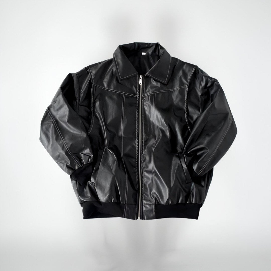 Urban Elegance Vegan Leather Jacket