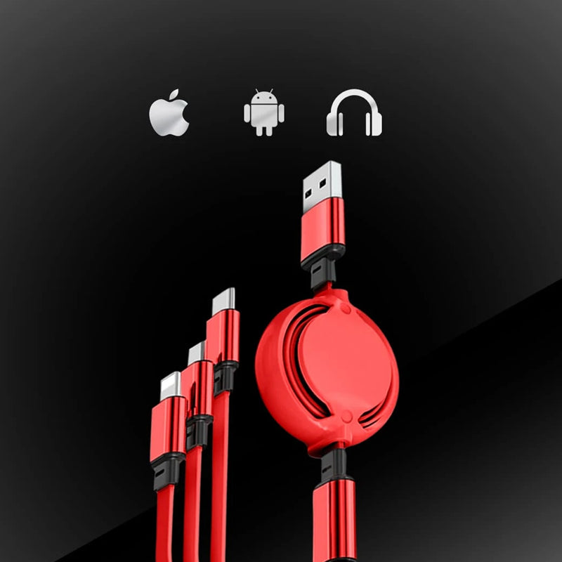BowLift | 3 in 1 Mobile Charging Cable Suitable for iPhone